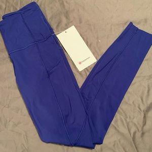 Lululemon brand new w/ tags blue leggings
